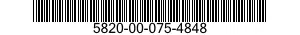 5820-00-075-4848  5820000754848 000754848