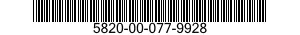 5820-00-077-9928  5820000779928 000779928