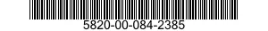 5820-00-084-2385  5820000842385 000842385