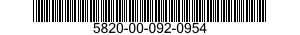 5820-00-092-0954  5820000920954 000920954