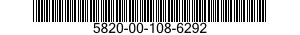 5820-00-108-6292  5820001086292 001086292