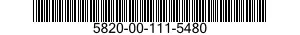 5820-00-111-5480  5820001115480 001115480
