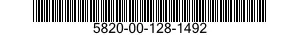 5820-00-128-1492  5820001281492 001281492