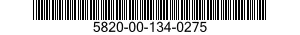 5820-00-134-0275 MODIFICATION KIT,COMMUNICATION,EQUIPMENT 5820001340275 001340275