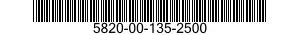 5820-00-135-2500  5820001352500 001352500