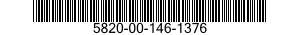 5820-00-146-1376  5820001461376 001461376