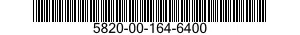 5820-00-164-6400  5820001646400 001646400