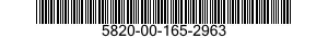 5820-00-165-2963  5820001652963 001652963