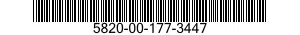 5820-00-177-3447  5820001773447 001773447