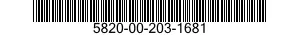 5820-00-203-1681  5820002031681 002031681
