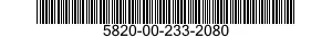 5820-00-233-2080  5820002332080 002332080