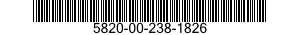 5820-00-238-1826  5820002381826 002381826