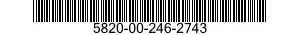 5820-00-246-2743  5820002462743 002462743