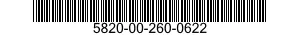 5820-00-260-0622  5820002600622 002600622