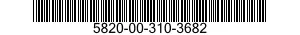 5820-00-310-3682  5820003103682 003103682