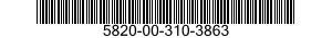 5820-00-310-3863  5820003103863 003103863