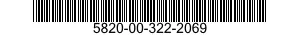 5820-00-322-2069  5820003222069 003222069
