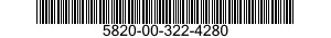 5820-00-322-4280  5820003224280 003224280