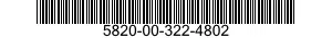 5820-00-322-4802  5820003224802 003224802