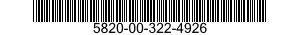 5820-00-322-4926  5820003224926 003224926