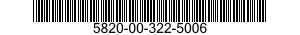 5820-00-322-5006  5820003225006 003225006