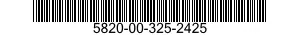 5820-00-325-2425 FUNCTION,CONTROL PANEL 5820003252425 003252425