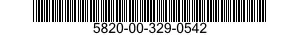 5820-00-329-0542  5820003290542 003290542