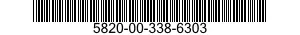 5820-00-338-6303  5820003386303 003386303