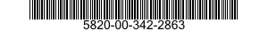 5820-00-342-2863  5820003422863 003422863