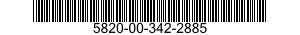 5820-00-342-2885  5820003422885 003422885