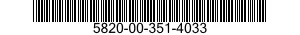 5820-00-351-4033  5820003514033 003514033