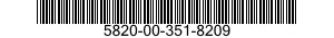5820-00-351-8209  5820003518209 003518209