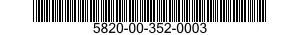 5820-00-352-0003  5820003520003 003520003