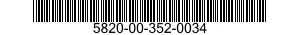 5820-00-352-0034  5820003520034 003520034