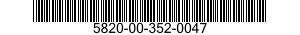 5820-00-352-0047  5820003520047 003520047