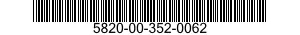 5820-00-352-0062  5820003520062 003520062