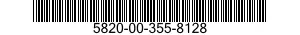 5820-00-355-8128  5820003558128 003558128