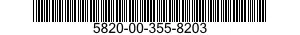 5820-00-355-8203  5820003558203 003558203