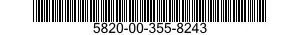 5820-00-355-8243  5820003558243 003558243