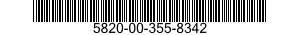 5820-00-355-8342  5820003558342 003558342