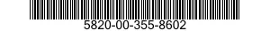 5820-00-355-8602  5820003558602 003558602