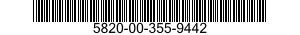 5820-00-355-9442  5820003559442 003559442