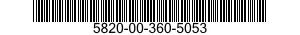 5820-00-360-5053  5820003605053 003605053