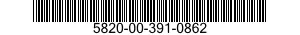 5820-00-391-0862  5820003910862 003910862