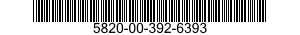 5820-00-392-6393  5820003926393 003926393