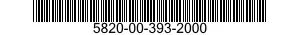 5820-00-393-2000  5820003932000 003932000