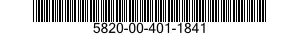 5820-00-401-1841  5820004011841 004011841