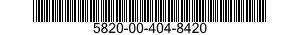 5820-00-404-8420  5820004048420 004048420