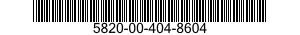 5820-00-404-8604  5820004048604 004048604