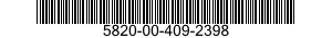5820-00-409-2398  5820004092398 004092398
